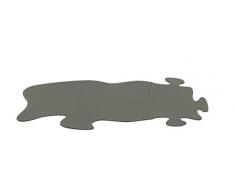 Gavemo STPZ02CC0016 Puzzle: Alfombrilla de Escritorio con Alfombrilla de ratón en Cuero de Color Gris Paloma, para el hogar y la Oficina, Base Antideslizante by Limac Design.