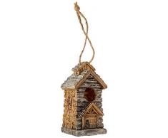 Design Toscano by Blagdon HF330885 - Figura Decorativa (Resina), diseño de casa de pájaros con pájaro