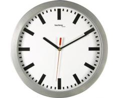 TechnoTrade WT-8610, Plata, 1x AA - Reloj de pared