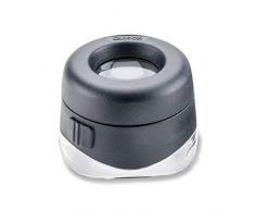 VersaLoupe Carson 10x Aumento - Lupa con Enfoque Ajustable con iluminación LED