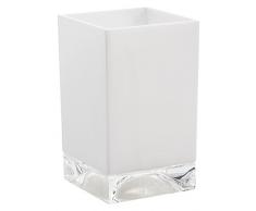 Kartell Boxy Portacepillos, Blanco, 7.3x7.3x12 cm
