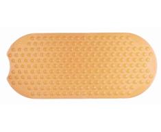 Grund SICURE Alfombrilla para bañera, 100% Caucho sintético, sin PVC, Naranja, 38 x 89 cm