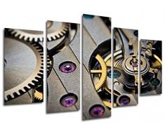 Poster FotogrÃ¡fico Maquinaria Reloj TamaÃ±o total: 165 x 62 cm XXL