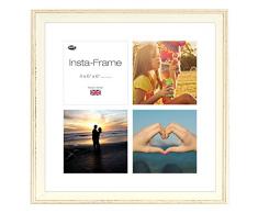 Inov8 16 x 40,64 cm Insta-Frame Austen Marco para Instagram 4/de Estampado a Cuadros de Fotos con paspartú Blanco y Blanco con Borde, de Color Blanco