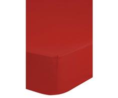 emotion SÃ¡bana Bajera ElÃ¡stica Jersey Fitted Rojo Cama 80/95 (90/100 x 220 cm)