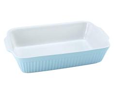 Creatable, 33053 Serie Classic Pastell Kitchen, rectangular, color azul, juego de vajilla para el horno, 1 pieza