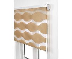 Estoralis JEOR Estor Enrollable Doble Tejido, Noche y dÃ­a, Beige, 105 x 175 cm