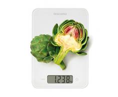 Tescoma Bilancia BALANZA DE COCINA DIGITAL 15.0 K ACCURA, Plástico, Bianco