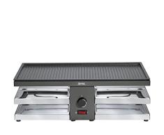 Spring - Raclette con Plancha de Aluminio, Color Negro