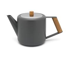 Bredemeijer Duet Design Boston Tetera, Metal, Gris, 138x275x150