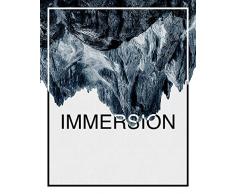 Komar Wandbild Von Immersion Steel | Poster, Bild, Wohnzimmer, Schlafzimmer, Dekoration, Kunstdruck | ohne Rahmen | P114A-40x50 fotomural, Grau, Schwarz, WeiÃ