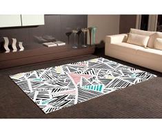 Oedim - Alfombra TriÃ¡ngulos Irregulares PVC 95 cm x 200 cm | Moqueta Adulto PVC | Suelo vinilico para Adultos