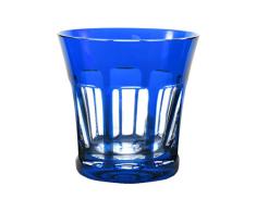 Cristal de Sévres Vaso de Whisky segovie t.299 Azul Cobalto