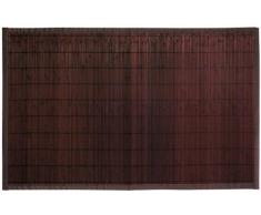 Gelco Design 705362 Okaido - Alfombrilla de baño (pequeñas láminas de bambú, 50 x 80 cm), color wengué
