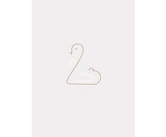 Komar Wandbild Von Baby Welcome | Poster, Bild, Wohnzimmer, Schlafzimmer, Dekoration, Kunstdruck | ohne Rahmen | P107-30x40 fotomural, Braun, Weiß, Grau