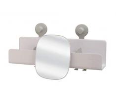 Joseph Joseph EasyStore - Estante de Ducha Grande con Espejo ExtraÃ­ble - Blanco