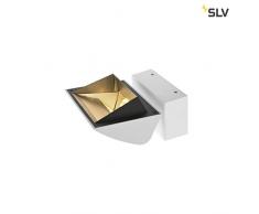 SLV merado Flood WL, lámpara LED Indoor montaje en pared, color blanco, 3000 K, 40 ° Lámpara, aluminio, W