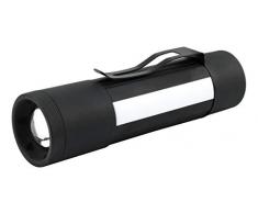 HyCell Lámpara de taller, Negro, 118 × 36 × 33 mm