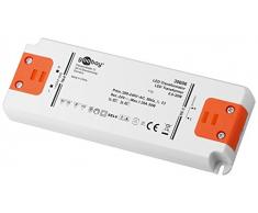 Goobay Transformador LED 24V (DC) de 0,5 hasta 30 vatios para lámparas LED, 1 pieza