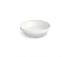 Ornamin Cuenco de 250 ml Color Blanco, melamina, pequeño, ligero, redondas Vajilla Carcasa | sólida cotidiano de plástico para el hogar, camping, picnic, BBQ, Comunidad Catering, grande Cocina | â Cuenco
