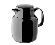 Helios Mondo - Jarra térmica (1,3 L, plástico, Cierre de Rosca), Color Negro