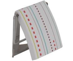 MSV 140410 WC Soporte para Rollos de Papel, Acero Inoxidable, de Madera de Densidad Media, Blanco apoplejÃas, 13 cm x 15 cm x 1,5 cm