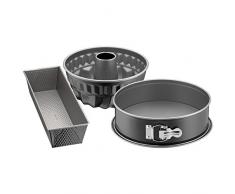 Kaiser Inspiration Molde 3Â Piezas Set, Spring Forma Ã26Â cm, Molde para bizcocho 30Â cm, Molde Savarin Ã22Â cm, Fabricado en Alemania Buena Antiadherente