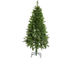 Best Season 607-93 Nebraska - Árbol de Navidad (150 x 84 cm, 390 consejos, pie metálico, para exteriores), color verde