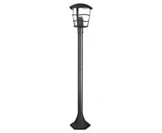 Eglo Lámpara de Pie Aloria E27, 60 W, Negro 17 x 17 x 37.5 cm