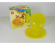 Bormioli - Vajilla Venezia Amarilla 18p.