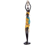 Gilde Figura Decorativa Grande y Moderna Escultura Africana XXL â decoraciÃ³n Africana de Resina â Estilo Africano â Altura 89 cm