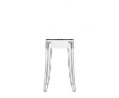 Kartell Charles Ghost Taburete, 39x46x37 cm, 2 Unidades