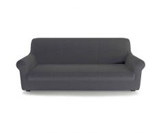 PETTI Artigiani Italiani Gris, 2 Plazas, Funda de Sofa Elastica, 100% Made in Italy, Tela Lineal, (110 a 150 cm)
