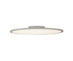 SLV luminaria de superficie de techo PANEL 60 / Foco led, luz de inundaciÃ³n, luminaria de superficie, iluminaciÃ³n de interior / 3000K 43Â W 3150lm gris regulable 110 grados
