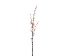 Aufora H0388B - Flor de cerezo artificial, color blanco y melocotón