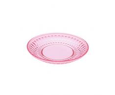 Villeroy & Boch Boston Plato decorativo para ensaladas y postres, Cristal, Rosa