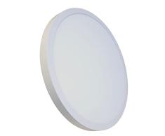 LED ATOMANT Plafon LED Redondo Panel Superficie, 605mm, 48W, Color Blanco Frio (6500K), 5000 Lumenes, Luminaria lampara de techo