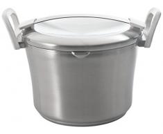 Berghoff Auriga - Juego de Tetera y cobertor (24 cm, Acero Inoxidable), Color Blanco