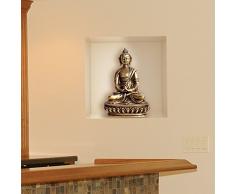 Ambiance-Live Adhesivo Murals Estatua de BuddhaÂ -Â 40Â x 40Â cm