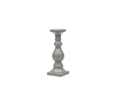 EKO-CERAMIKA S2002J22 - Candelabro (cerámica, tamaño L), color gris
