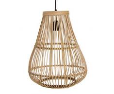 Dcasa Techo Bambú Lámparas ambientadoras Anillos de Bombilla Decoración del hogar Unisex Adulto, Color, única