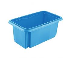 keeeper Caja de Almacenaje con Sistema de Apilado, 35 x 20,5 x 15 cm, 7 l, Emil, Azul
