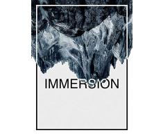 Komar Wandbild Von Immersion Steel | Poster, Bild, Wohnzimmer, Schlafzimmer, Dekoration, Kunstdruck | ohne Rahmen | P114A-30x40 fotomural, Grau, Schwarz, WeiÃ