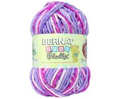Bernat Tamaño pequeño 201 m 300 G Ovillo de Lana Ovillo de poliéster Manta para bebé, diseño de niña