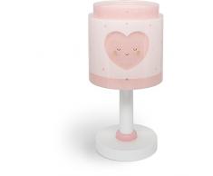 Lámpara de mesa o mesilla infantil Baby Dreams Corazón rosa