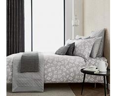 Peacock Blue Hotel Siena-Juego de Fundas de Almohada, Color Plateado, Doublé