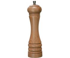 MARLUX p247.210101 – Molinillo de Pimienta (Madera Natural, 5,5 x 5,5 x 21 cm