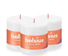 Bolsius Vela rÃºstica de pilar (paquete de 3)