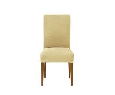 Eysa Cora bi-Elastic para sillas de Respaldo, Polyester-Cotton, Beige, 32 x 21 x 5 cm