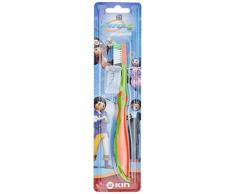 KIN Cepillo Dental Super 4-PLAYMOBIL, Negro, Estándar